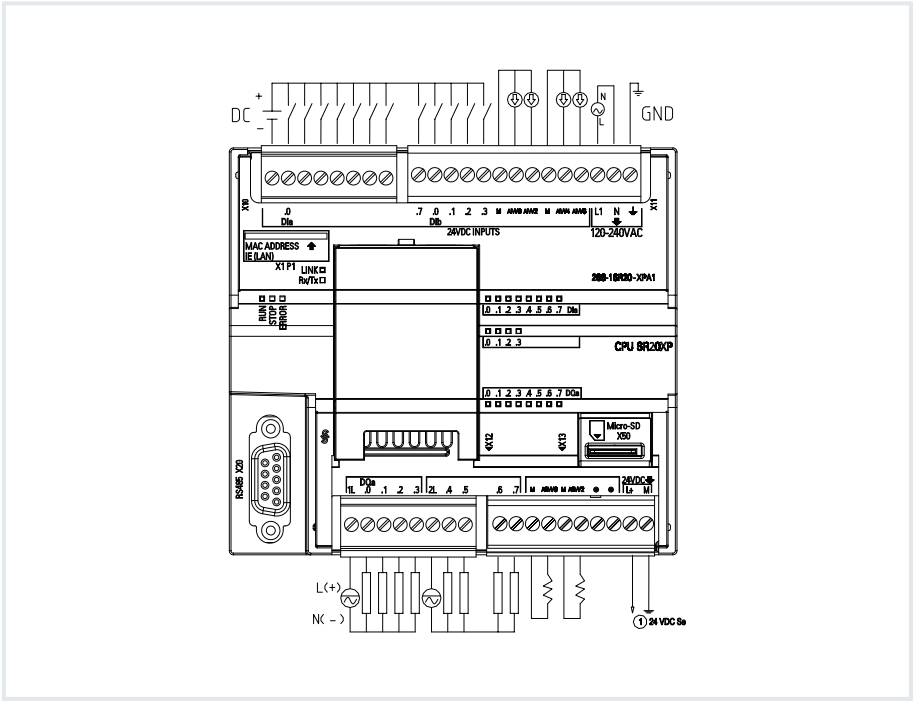 汇辰产品-PLC-E200SMART-标准版CPU SR20XP--接线图.png